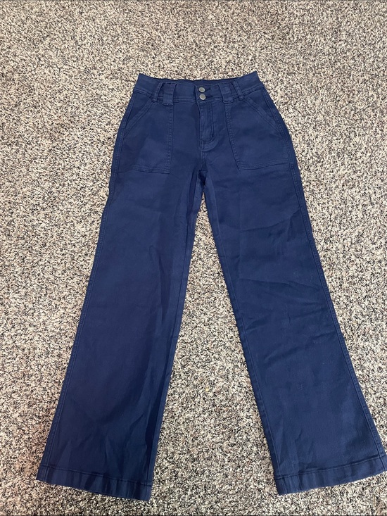 Pants - Sailor High Rise Utility Wide Leg Navy Blue Trousers Size M | NWOT
